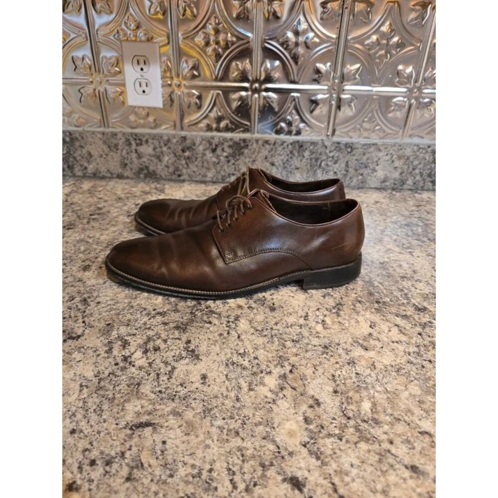 Cole Haan Men's Dark Brown Lace-up Oxford Dress Shoes C11433 Sz 10
